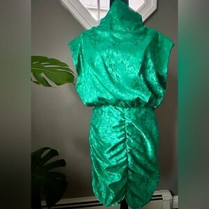 Emerald Green Spring dress